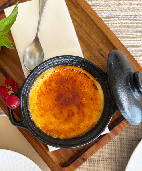 Crème Brûlée Erebuni Restaurant Ayia Napa