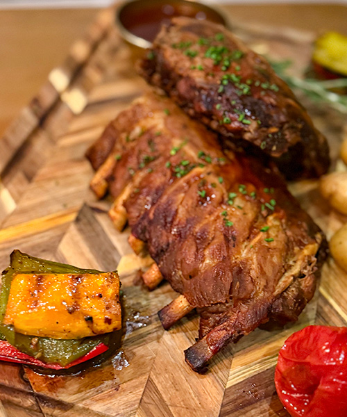 BBQ Pork Spare Ribs Erebuni Restaurant Ayia Napa